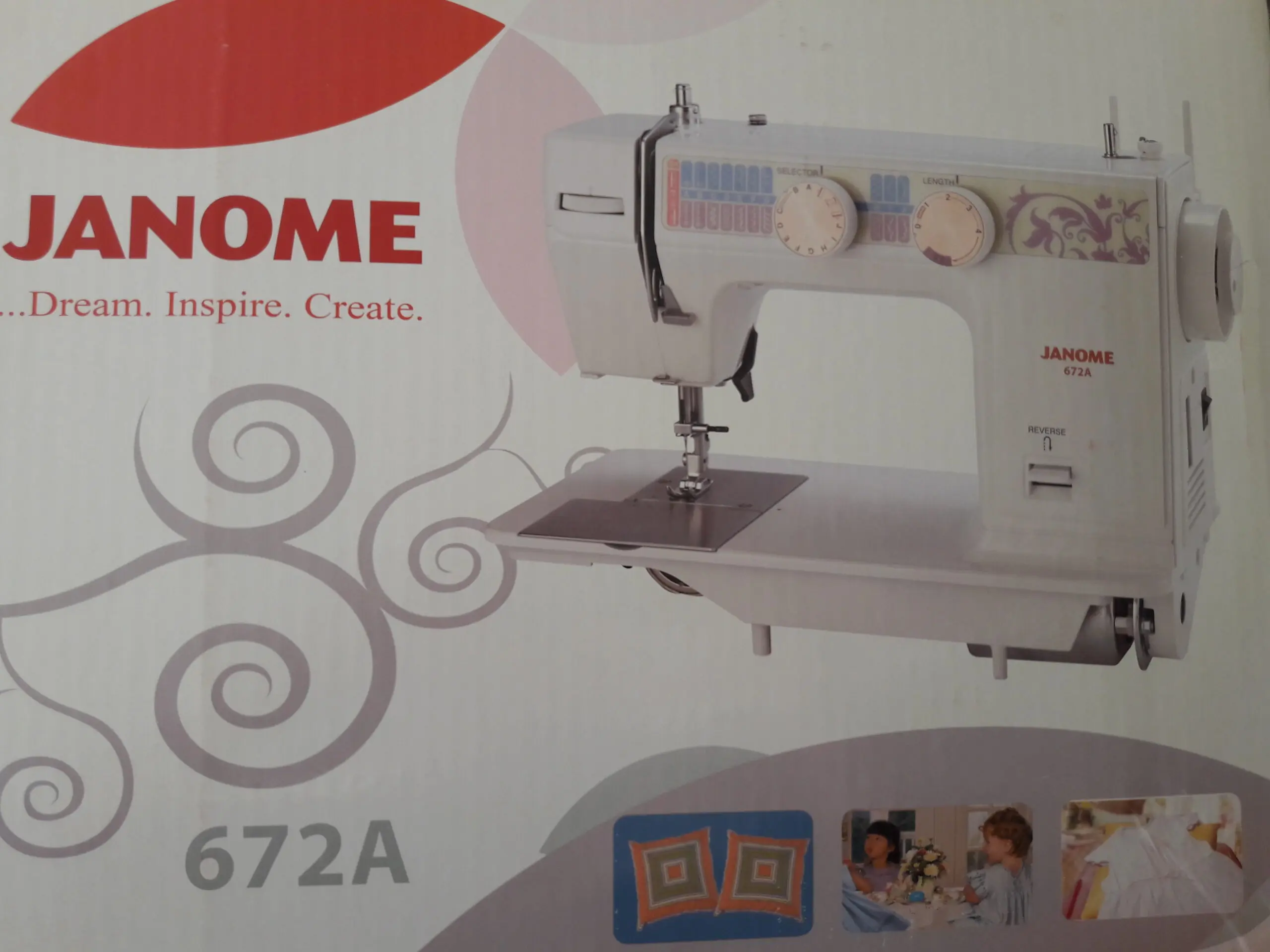 چرخ خیاطی ژانومه Sewing Machines Janome 672