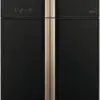 یخچال طرح ساید 24 فوت هیتاچی HITACHI REFRIGERATOR SIDE BY SIDE RW610 1484728450hitachio rw610 1