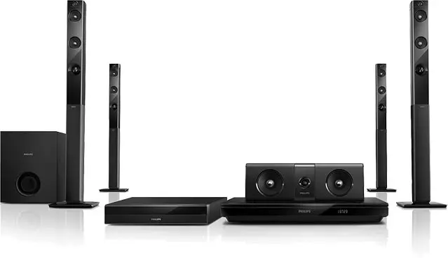 سینما خانگی سه بعدی بلوری فیلیپس Philips 3D Blu-ray Home Theatre System HTB5580