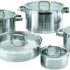 سرویس قابلمه استیل 10 پارچه دلمونتی DL1090 Delmonti 10Pcs Cookware set 1532933992dl1090