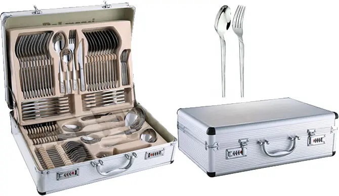 ست قاشق و چنگال دلمونتی 24 نفره 138 پارچه DL1910 Delmonti Cutlery Set