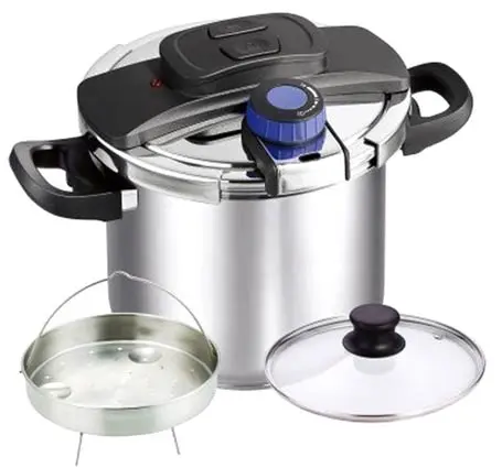 زودپز چندکاره دلمونتی 6 لیتری استیل DL1030 Delmonti Pressure Cooker 6Liter