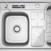 سینک ظرفشویی دیروک 120 سانتی متر DIR2713MS Dirok Matte Sink 120cm 1541995180DIR2713MS 2