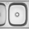 سینک ظرفشویی دیروک 115 سانتی متر DIR2717MS Dirok Sink 1542103566DIR2711MS 4