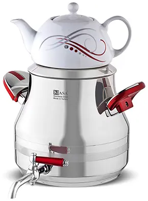 ست کتری و قوری روگازی ناسا 6 لیتر NS-518 Nasa Kettle Teapot Set