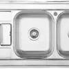 سینک ظرفشویی بیمکث روکار BS510 Bimax Inset Sink 1554540903bs510 2