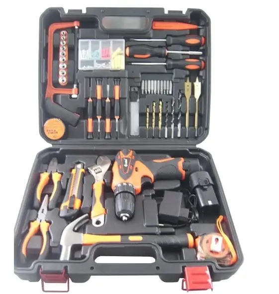 جعبه ابزار با دریل شارژی liduo Tool Box Cordless Drill