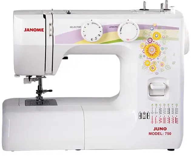 چرخ خیاطی و گلدوزی ژانومه جونو JANOME SEWING MACHINE JUNO 750