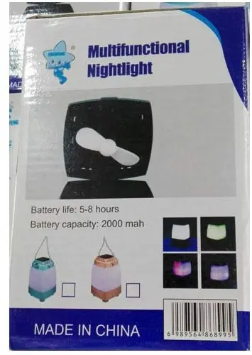 اسپیکر بلوتوثی روشن شونده چند منظوره Multifunctional Night Light CF-328