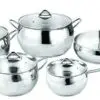 سرویس قابلمه استیل 10 پارچه دلمونتی DL1070 Delmonti Cookware set 1578222131ds 4026.11