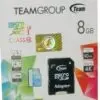 کارت حافظه تیم گروپ 8 گیگابایت کلاس 10 TEAMGROUP microSDXC 1579183918lotous 64.6