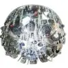 لوستر سقفی کریستالی مشکی Crystal ceiling chandelier 60CM 1580554500 8 2 3