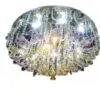 لوستر کریستالی سقفی نباتی Crystal ceiling chandelier 80CM 15805585556080 6