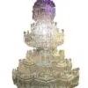 لوستر کریستالی 7 طبقه طرح سلطنتی 8008 Crystal Chandelier 100CM 15806643068082 5