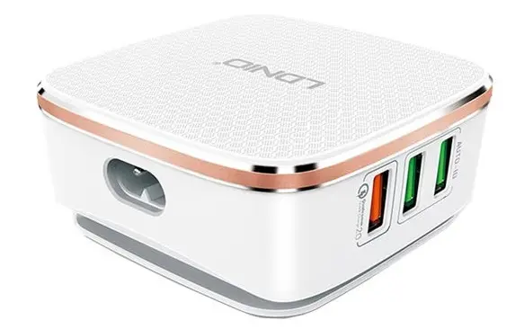 هاب شارژر الدینیو 6 پورت LDNIO A6704 Smart Desktop Qualcomm 2.0