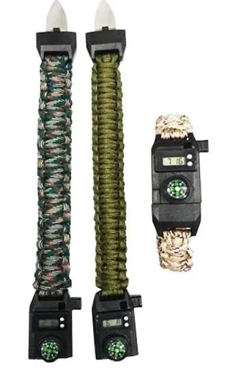 خرید دستبند پاراکورد چاقو دار Knife Paracord