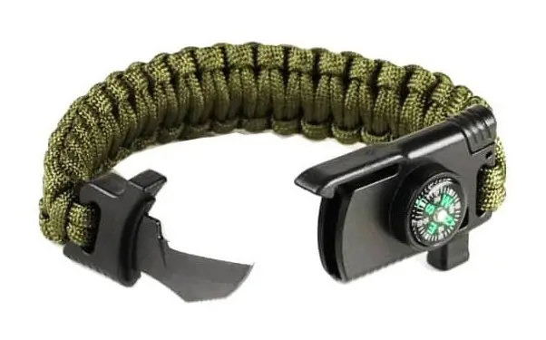 دستبند پاراکورد چاقو دار تاکتیکال Knife Paracord