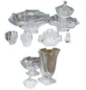 سرویس کریستال سفید بلورین فرانسه 25 پارچه 6 نفره Crystal 25pieces 1583509462crystal french white 6