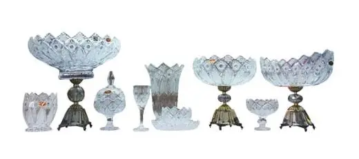 سرویس پذیرایی کریستال طرح فرانسه 6 نفره Serving Set Crystal 26 pcs
