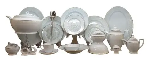 سرویس غذا خوری چینی 104 پارچه 12 نفره Chinese Dining Service