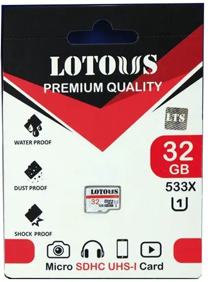 کارت حافظه میکرو اس دی لوتوس 32 گیگابایت Lotous MicroSDHC