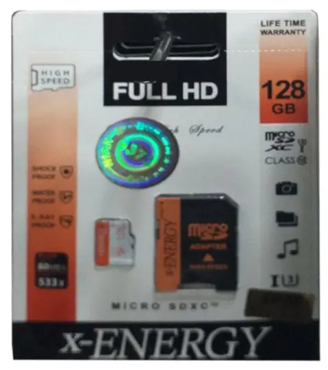کارت حافظه microSDXC ایکس انرژی 128 گیگابایت x-ENERGY