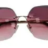 عینک آفتابی فشن مارک دار فلزی sunglasses UV400 Square 1590400775file 2 7