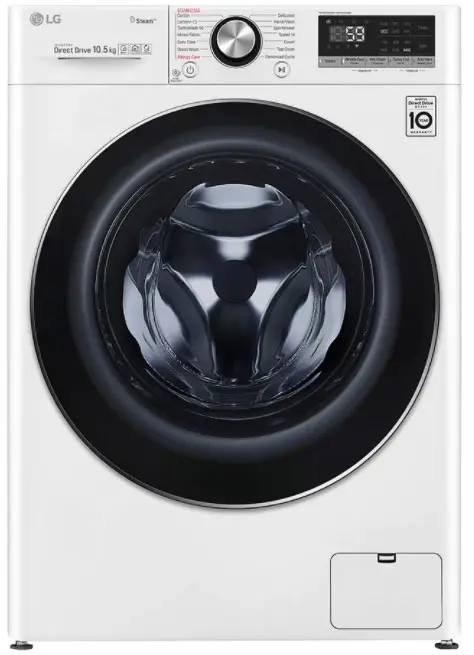 ماشین لباسشویی اینورتر 10.5 کیلویی الجی LG 4V7 Inverter Direct Drive