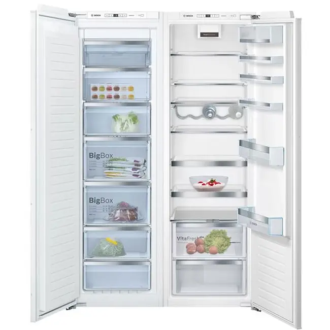 یخچال فریزر دوقلو توکار بوش سری 6 مدل KIR81AFE0 GIN81AEF0