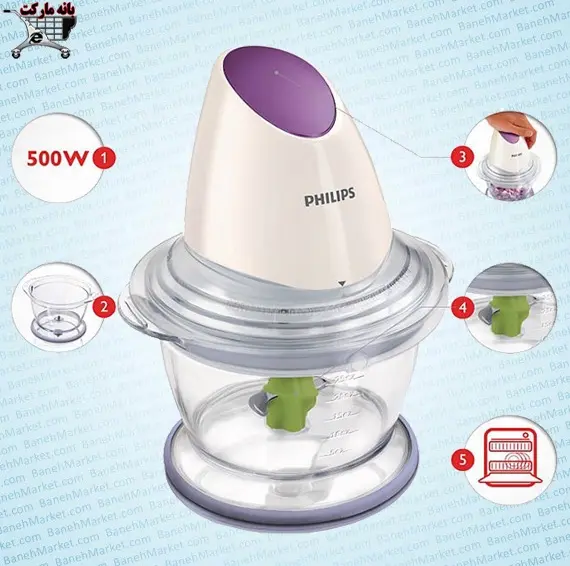 خرد کن 400 وات فیلیپس PHILIPS CHOPPER HR1397