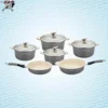 سرویس قابلمه رویالتی لاین Royalty Line Cookware Set RL-HS1010-1C hs1010 1c