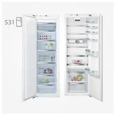 یخچال فریزر دوقلو توکار بوش سری 6 مدل KIR81AFE0 GIN81AEF0