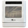 ماشین ظرفشویی رومیزی 6 نفره لونت مدل QLK-T08 سفید qlk t08 lont 1