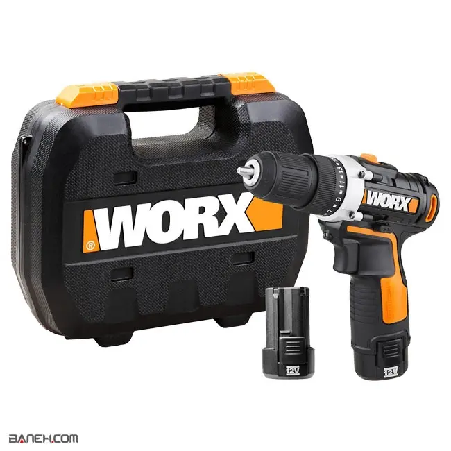 دریل شارژی ورکس 12 ولت Worx WX128.4