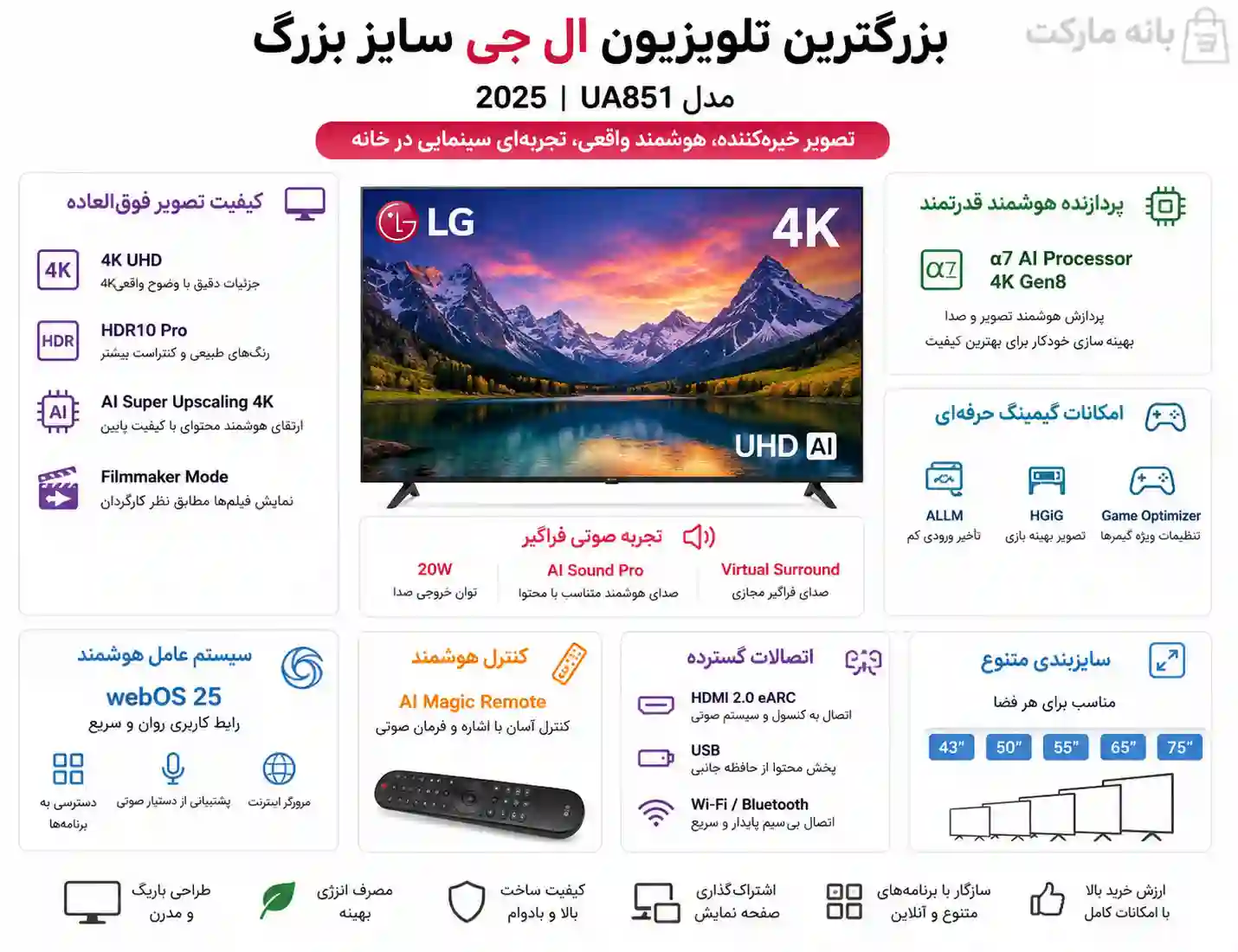 تلویزیون UA851