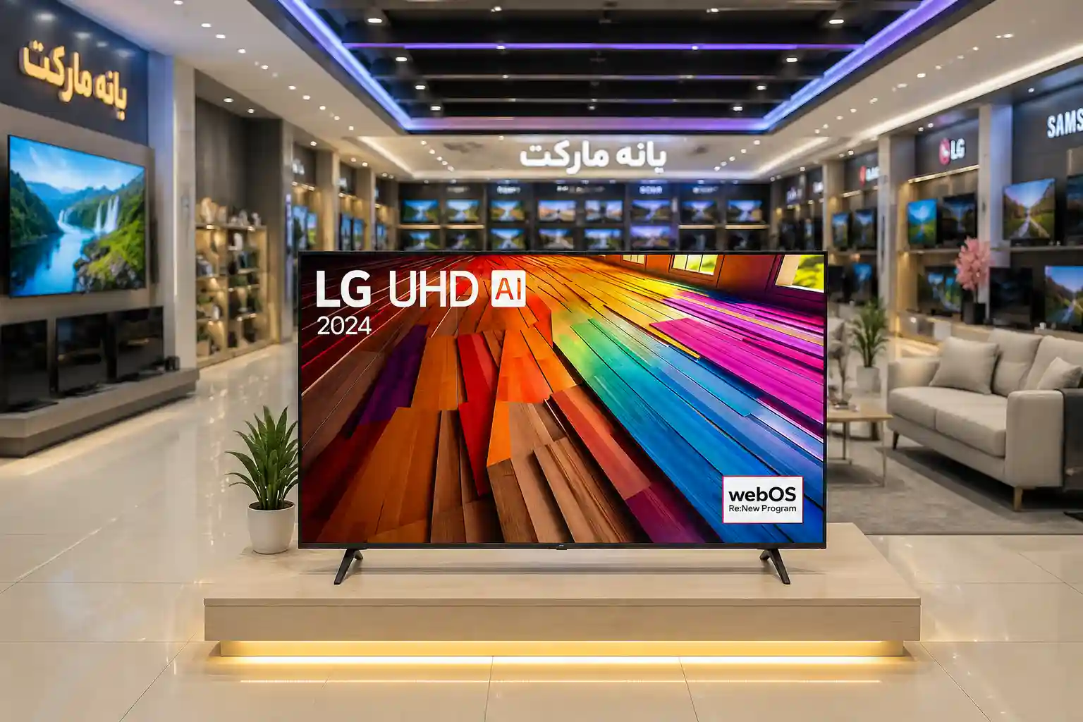 تلویزیون ال جی 55UT80006 3 قیمت تلویزیون ال جی 55UT80006