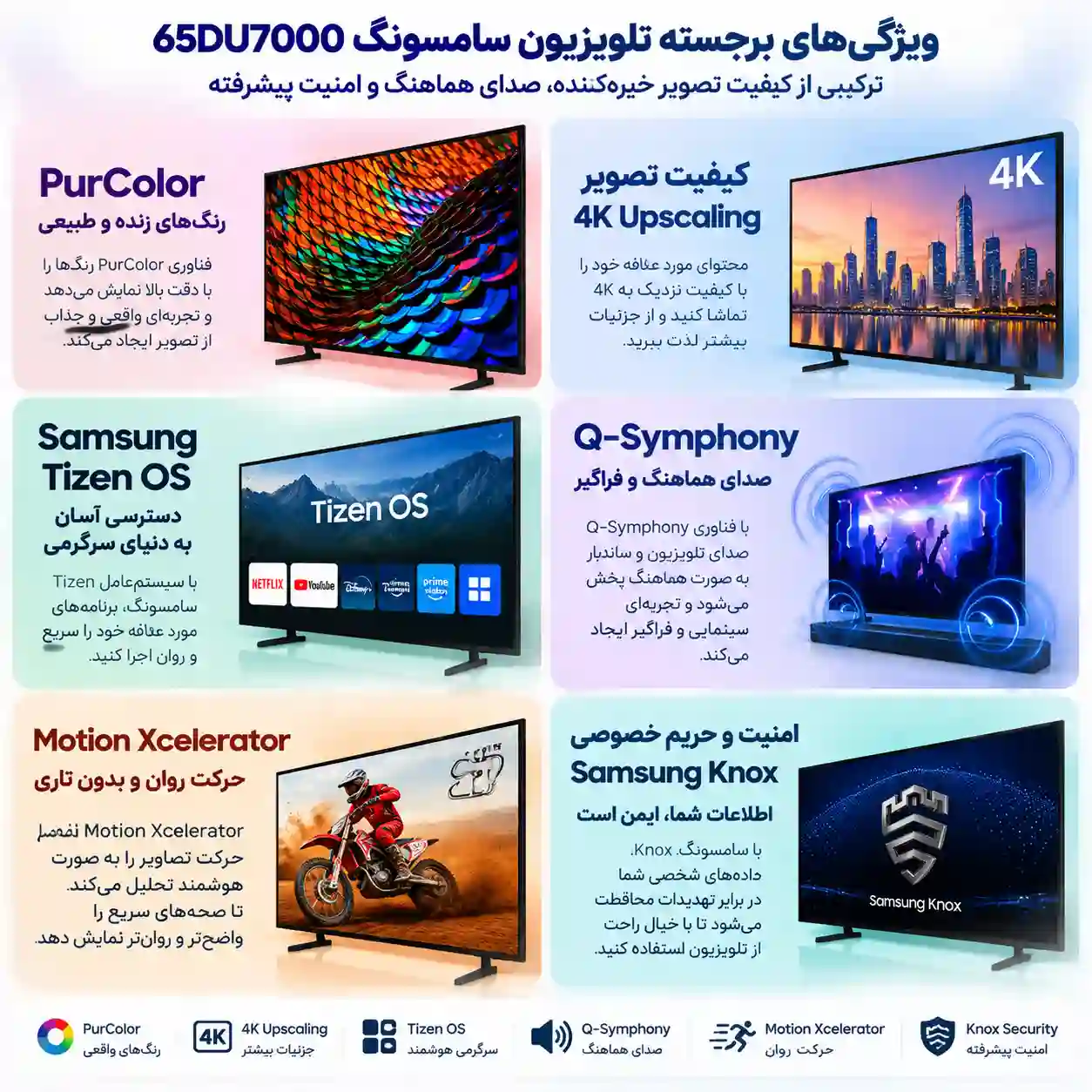 تلویزیون سامسونگ 65DU7000