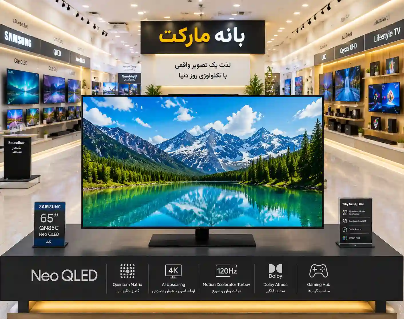 قیمت تلویزیون سامسونگ 65QN85C