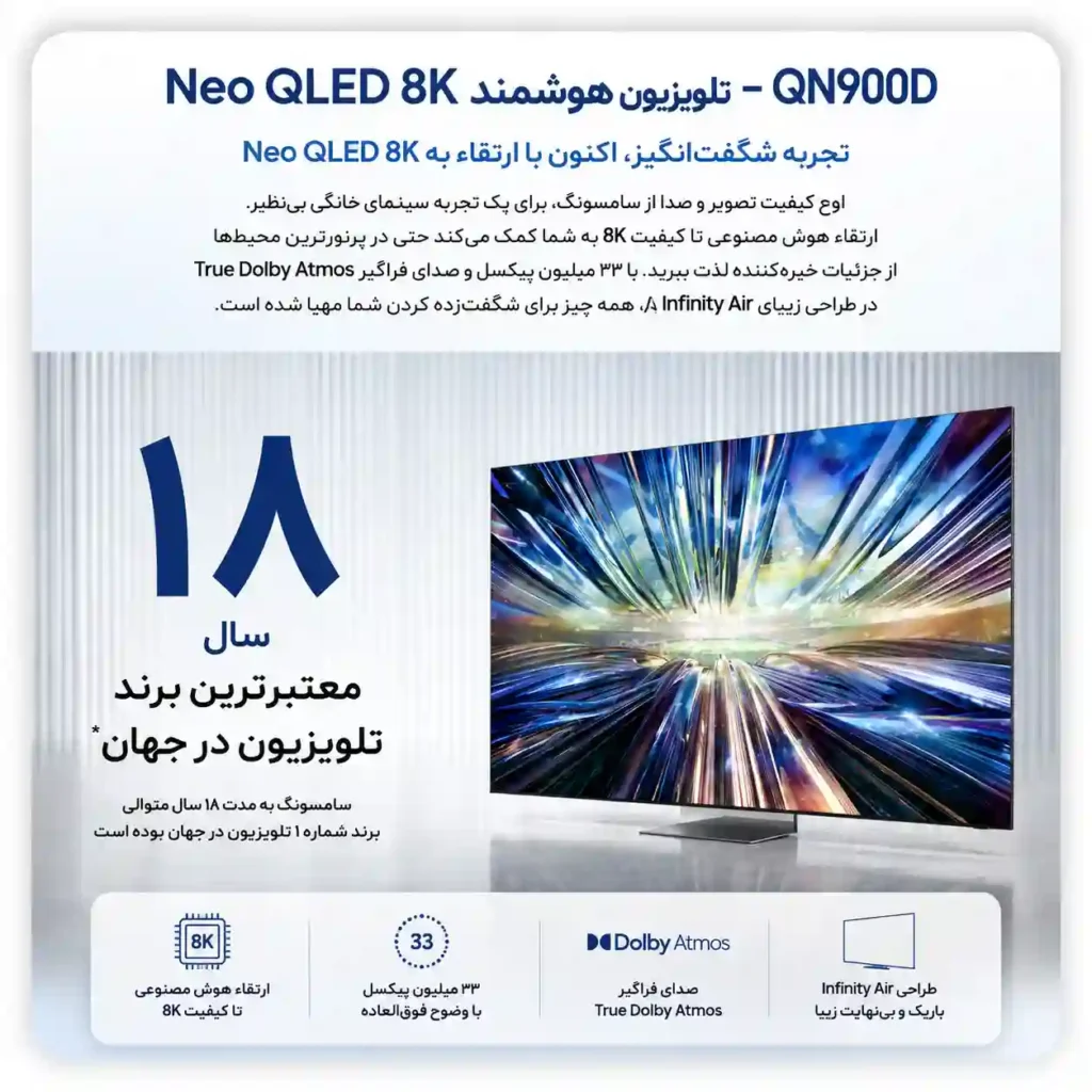 قیمت تلویزیون سامسونگ 65QN900D