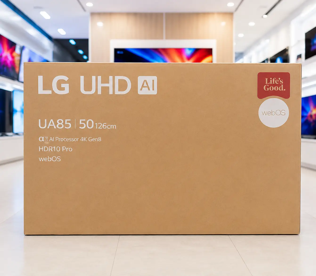 کارتن تلویزیون ال جی 50UA851 