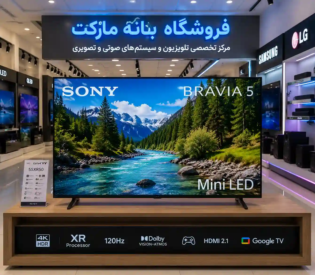 قیمت تلویزیون سونی 55XR50