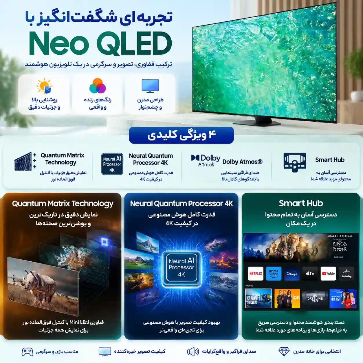 تلویزیون سامسونگ 65QN85C