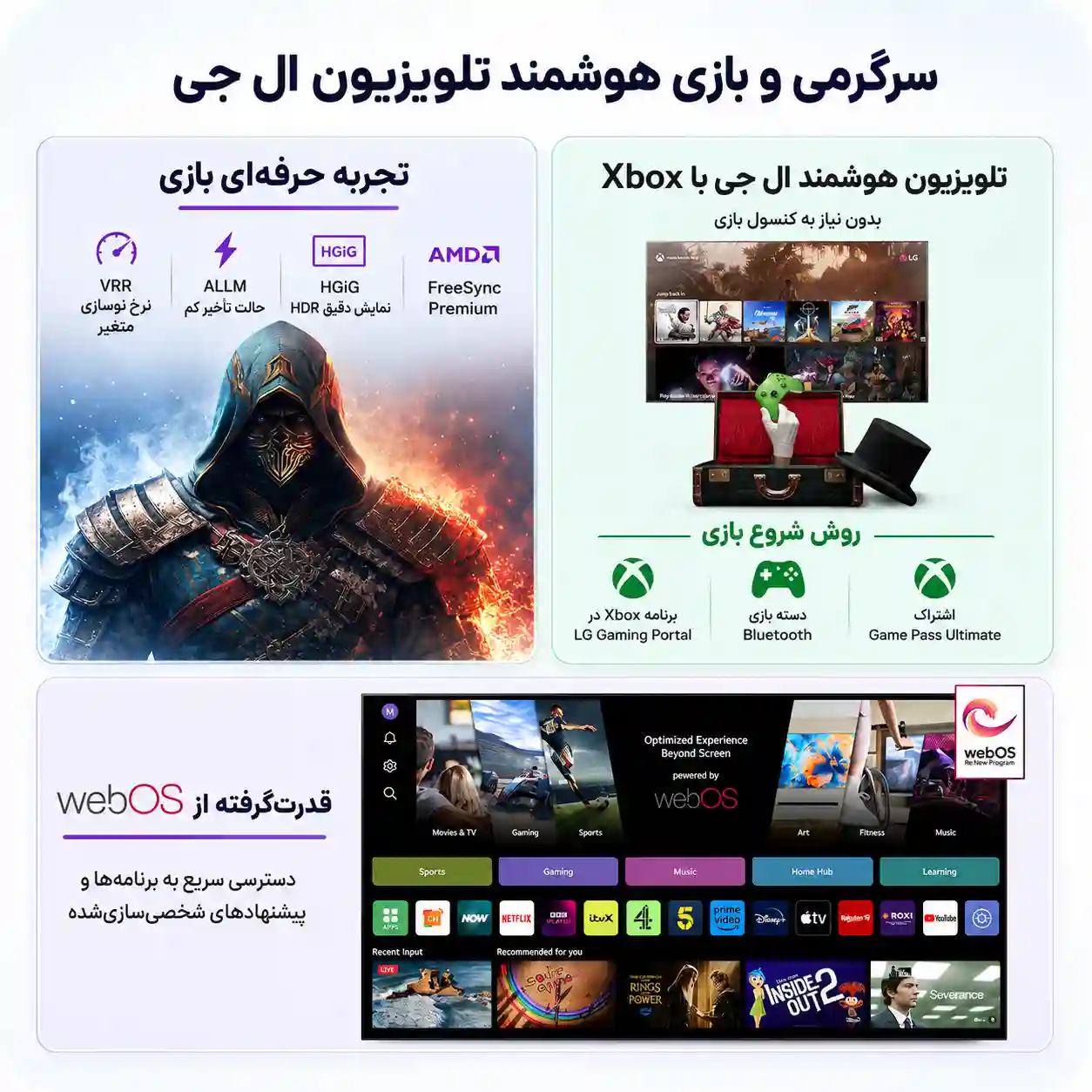 تلویزیون ال جی 65QNED86 5 قیمت تلویزیون ال جی 65QNED86