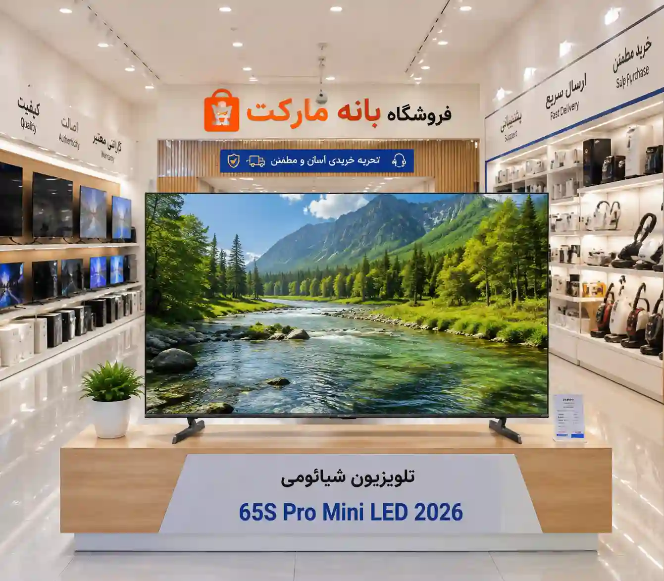 قیمت تلویزیون شیائومی 65S Pro Mini 2026