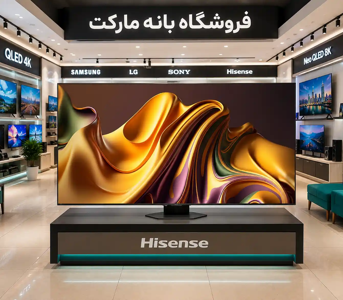 تلویزیون هایسنس 65U8N 3 قیمت تلویزیون هایسنس 65U8N