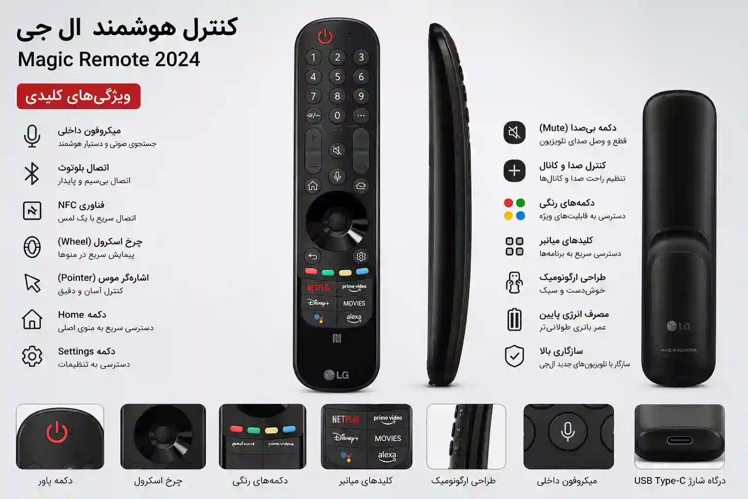 قیمت خرید تلویزیون ال جی 75QNED90T