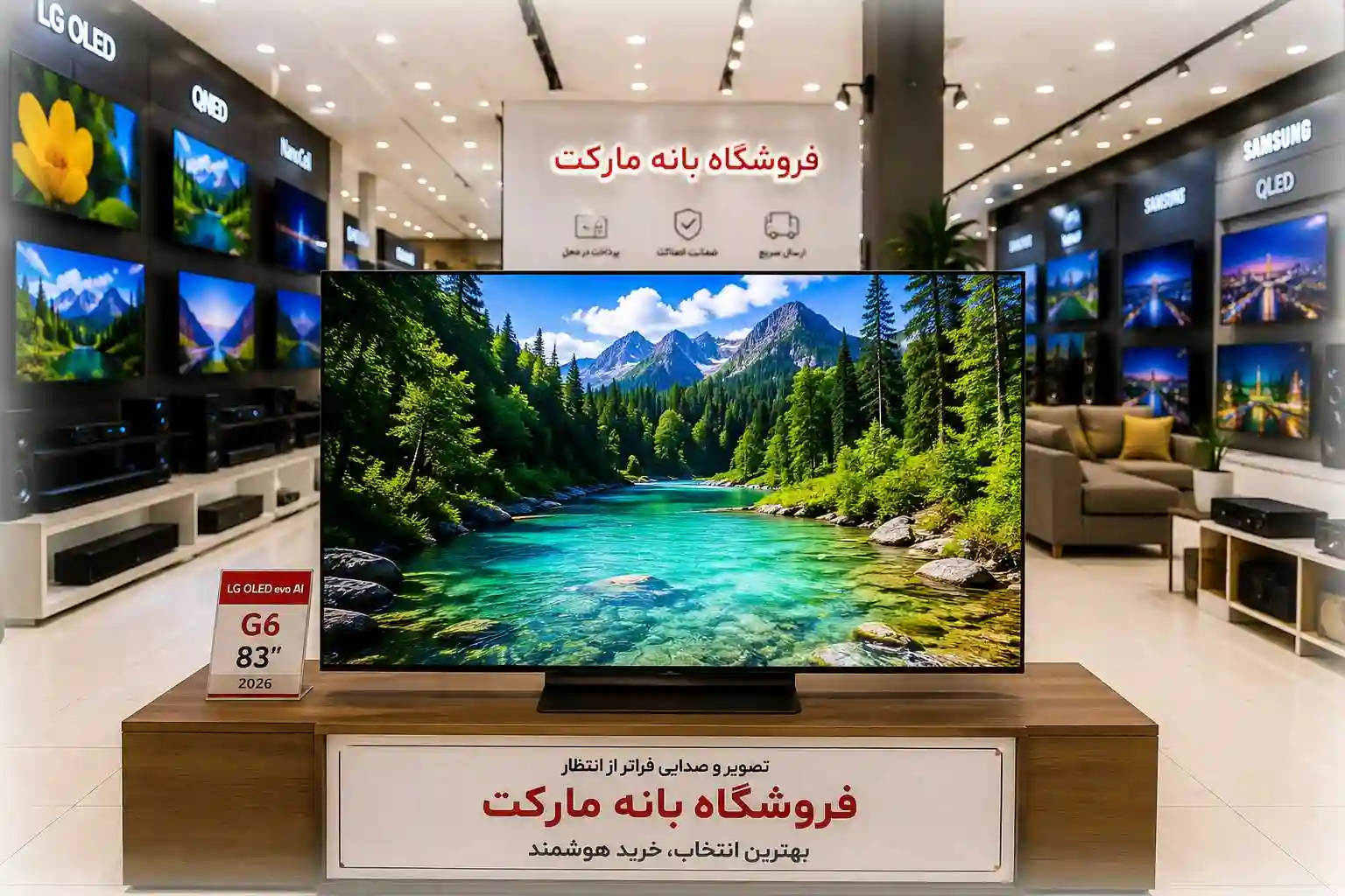 تلویزیون ال جی OLED83G66LW 3 تلویزیون ال جی OLED83G66LW