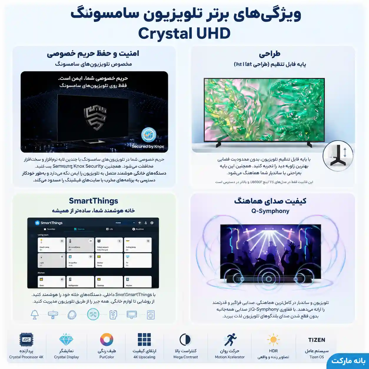 خرید تلویزیون سامسونگ 85DU8000