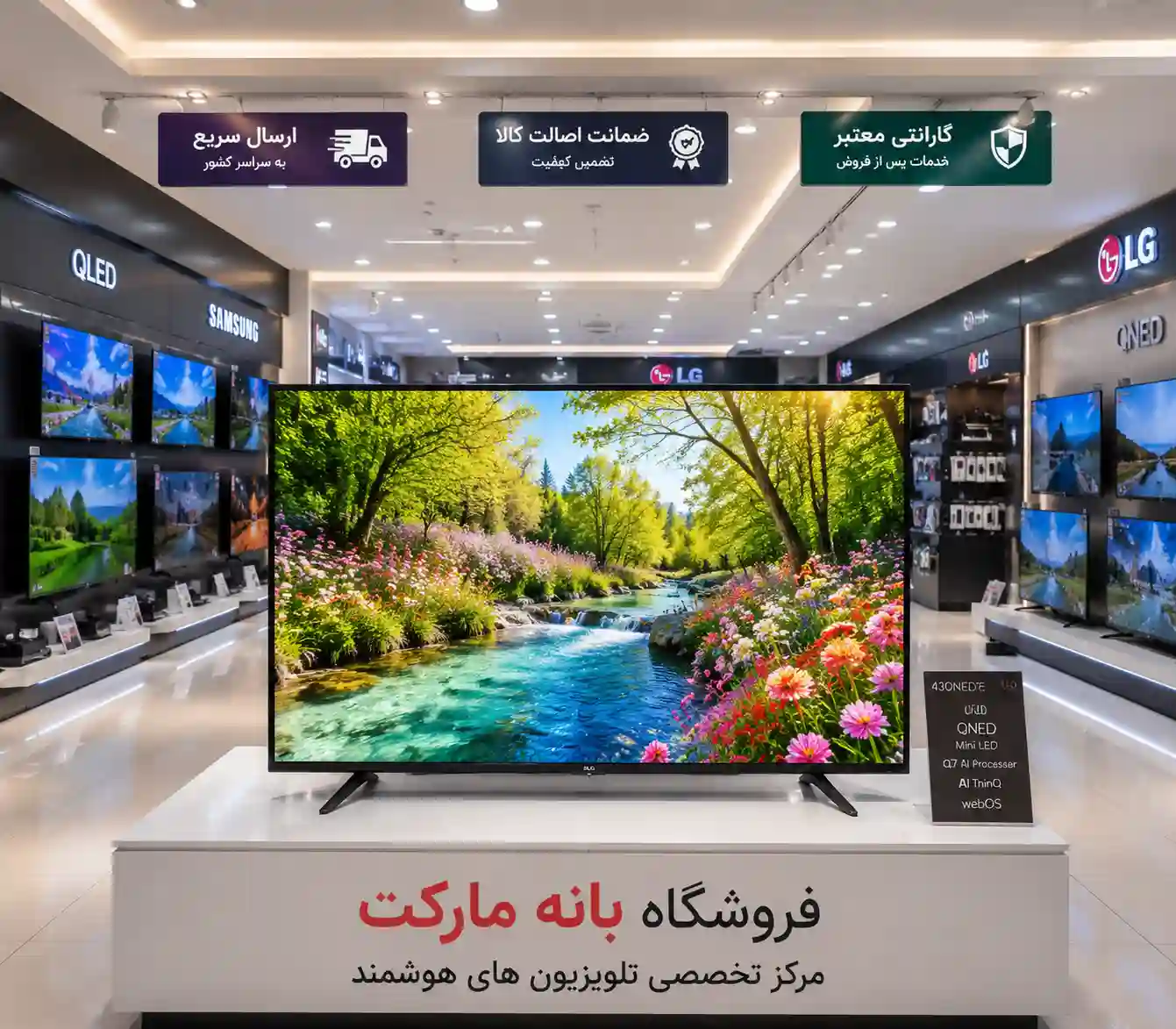 تلویزیون ال جی 43QNED7E 7 43QNED7E