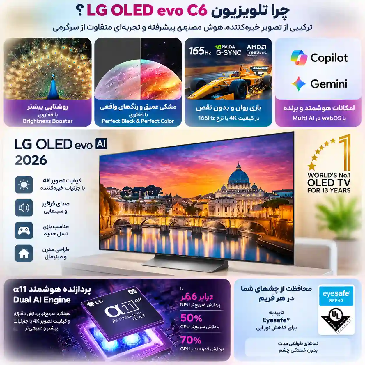 تلویزیون ال جی 65C6 اولد 5 65C6 اولد